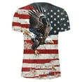 thumbnail image 6 of CFLVAEK Fourth of July T Shirts for Men Big and Tall Short Sleeve Tshirt Novelty American Flag Graphic Tees Loose Fit Round Neck T Shirt XXXXXL, 6 of 6