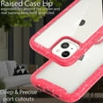 thumbnail image 5 of CoverON For Apple iPhone 13 Mini Case, Military Grade Full Body Rugged Slim Fit Clear Phone Cover, Pink (White Splash), 5 of 9