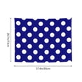 thumbnail image 6 of Kdxio Navy And White Polka Dot Wall Hanging Tapestries Banner For Bedroom College Dorm Home Living Room Party Decor 29X37 In, 6 of 8