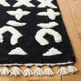 thumbnail image 3 of SAFAVIEH Casablanca Trent Geometric Wool Area Rug, Black/Ivory, 8' x 10', 3 of 8