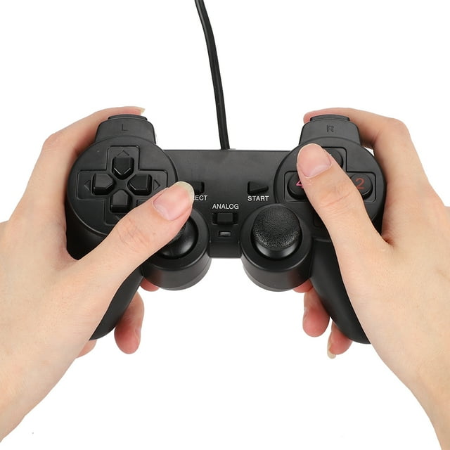 Joystick de juego, 208-2 USB Vibration Double Game Controller Gamepad para Switch Resultados impresionantes