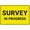 Warning Sign 2, variant on Survey In Progress Sign - 8"x12" Aluminum Warning Sign for Property Business Yard House Office, Survey Zone, Safety Alert