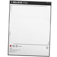 thumbnail image 4 of WASHWEPE 1Pack Multi Color Minimalist Design Fridge Planning Whiteboard For Students 15.7x11.8in, 4 of 7