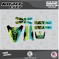 thumbnail image 4 of Kalair GFX Graphics Kit for Kawasaki KX85 (2001-2013) Nightcity Series, 4 of 5
