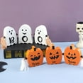 thumbnail image 4 of Clearance Event & Party under $5,Halloween Decorations Themed 6 Piece Family Friendly Yard Decoration Signs Including 4 Pumpkins 1 1 Skeleton Happy Halloween Yard Signs For Outdoor Decor, 4 of 7