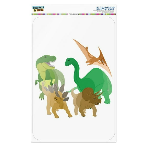 Dinosaurs Hanging Out Tyrannosaurus Rex Triceratops Stegosaurus Brontosaurus Home Business Office Sign