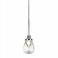thumbnail image 3 of Toltec Lighting 1230-CH-471 Meridian 1 Light Mini Pendant Shown In Chrome Finish With 5 Clear Bubble Glass, 3 of 4