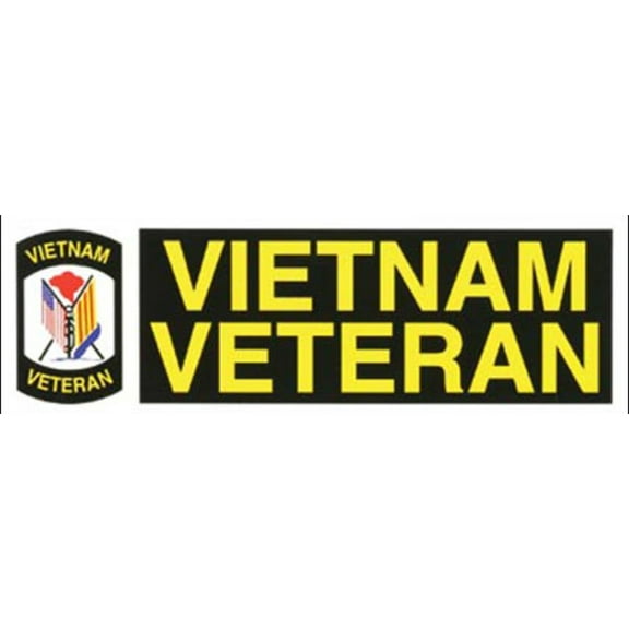 Vietnam Veteran Bumper Sticker - Veteran Owned Business