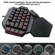 thumbnail image 5 of Teclado Con una Sola Mano, Teclado Mecánico Con Luz Negra Rgb Con Función de Definición de Macro, Teclado para Juegos, modo dual Con cable USB C, interruptor Azul, 5 of 7