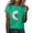 A-Green897, variant on XIAONU Womens Curved Hem T-Shirt Loose Fit Elbow Sleeve Crew Neck Pullover Tunic Soft Minimalist Everyday Tops