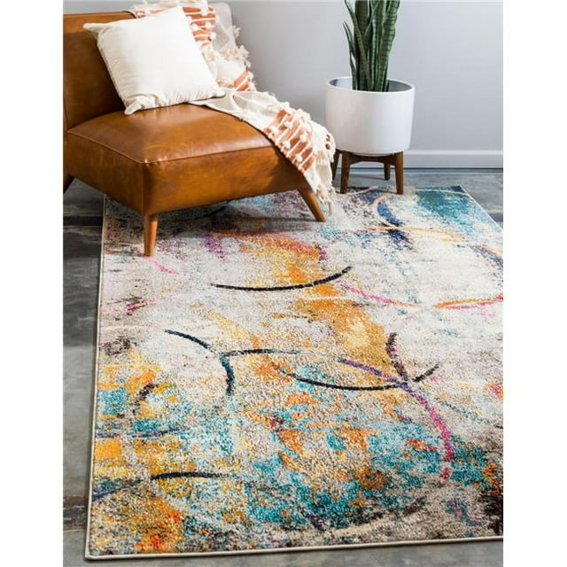 Unique Loom 3139872 8 x 10 ft. Imperial Chromatic Rectangular Rug, Beige