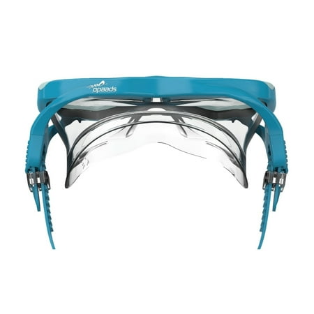 Speedo Junior Mask Snorkel and Fin Set - Turquoise/Gray L/XL