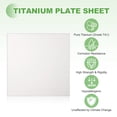 thumbnail image 3 of Pure Grade TA1 Titanium Plate Sheet,100x100x1.5mm Corrosion Resistance Titanium Metal Sheet, 3 of 7