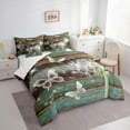 thumbnail image 3 of Homewish Boys Girls Flying Butterflies Twin Bedding Sets 7-Piece,Chic Floral Flower Dandelion Bedding Comforter Set Microfiber,Vintage Cottage Cabin Breathable Sheet Sets,Luxury Bedroom Decor, 3 of 8