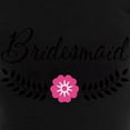thumbnail image 3 of CafePress - Cute Pink Flower Bridesmaid - Women's Dark Pajamas, 3 of 4