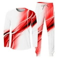 thumbnail image 5 of Stamzod Men's Tracksuits Colorblock 2 Piece Athletic Jogging Men's Sweatshirts Casual Sports Long Sleeve Fashion Men's Suits, 5 of 5