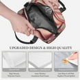 thumbnail image 6 of Ratiio Retro Bow Pattern Lunch Bag ,Insulated Lunch Box, Small Leakproof Cooler Food Lunch Containers Reusable High Capacity Lunch Tote Bags, 6 of 6