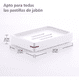 thumbnail image 2 of Jabonera Desmontable Para Fácil Limpieza- Set De 2 Piezas, 2 of 5