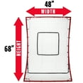 thumbnail image 2 of Franklin Sports Baseball Pitchback Rebounder Net with Pitching Target, 48 in, 2 of 9