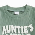 thumbnail image 4 of TOWED22 Infant Baby Boy Summer Clothes Letter Print Short Sleeve T Shirt Tops and Stretch Shorts Cute Baby Boy Outfit(Green,6-12 Months), 4 of 8