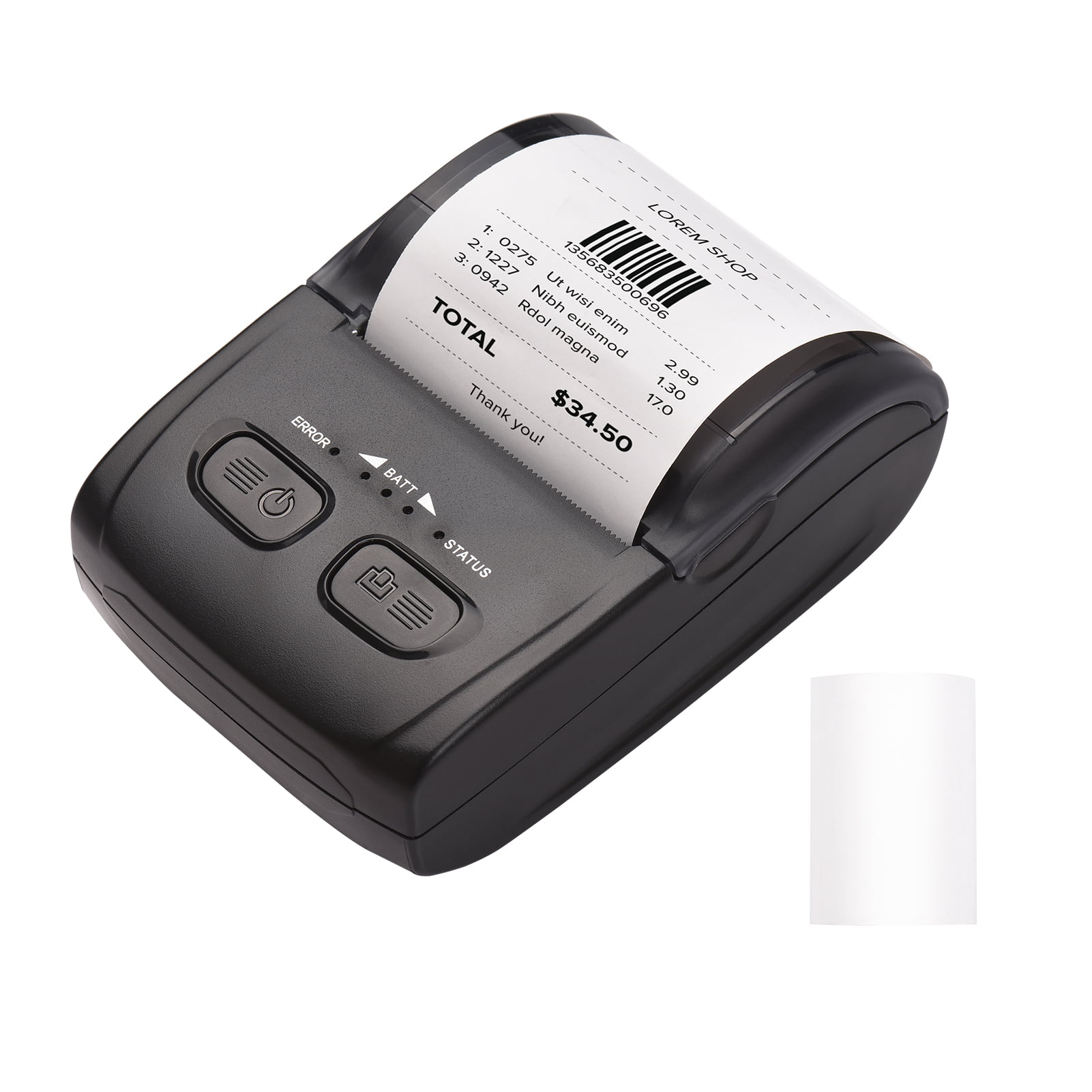 GOOJPRT HD Wireless Bluetooth Thermodrucker Foto Label Papier Etikettendrucker 
