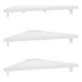 thumbnail image 2 of Furinno ROSSI Triangle Corner Floating Shelves in Wall Mount Display Set of 3, 2 of 6