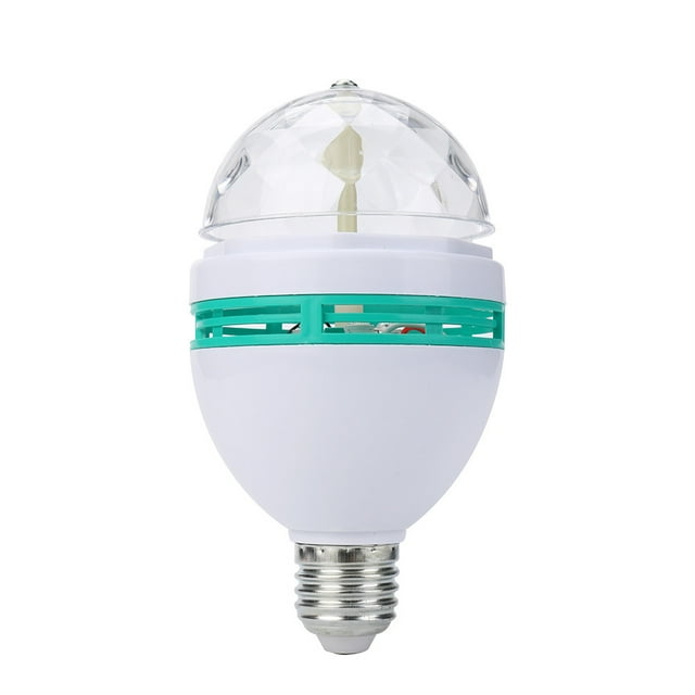 Ampoule de Scène à Bulles Rotative Colorée E27 3W AC220V pour Disco DJ Fête, Barre Lumineuse KTV