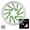 G3CS-Green, variant on BUCKLOS 6 Bolts Bicycle Disc Brake Rotor G3CS Mountain Bike Rotor 160mm 180mm 203mm Road Bike Rotor Stainless Steel Bicycle Disc Rotors with 6 Bolts fit Shimano SRAM AVID G3