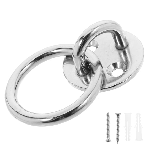 PBPBOX Marine Grade Stainless Steel Wall Mount for Hammocks and Suspension Straps