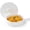 1# round-white, variant on Ceramic Microwave Egg Cooker Scrambled with Lid, Non-Stick Non- & Heat-Resistant Quick Cooking Egg Maker, Dishwasher Safe, Holds Up to 3 Eggs(White)