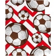 thumbnail image 4 of Coolnut Mailbox Cover Football On Red Waves Post Mail Box Cover Magnetic Mail Wraps Cover Oversize 25.4" L x 20.78" W, 4 of 5