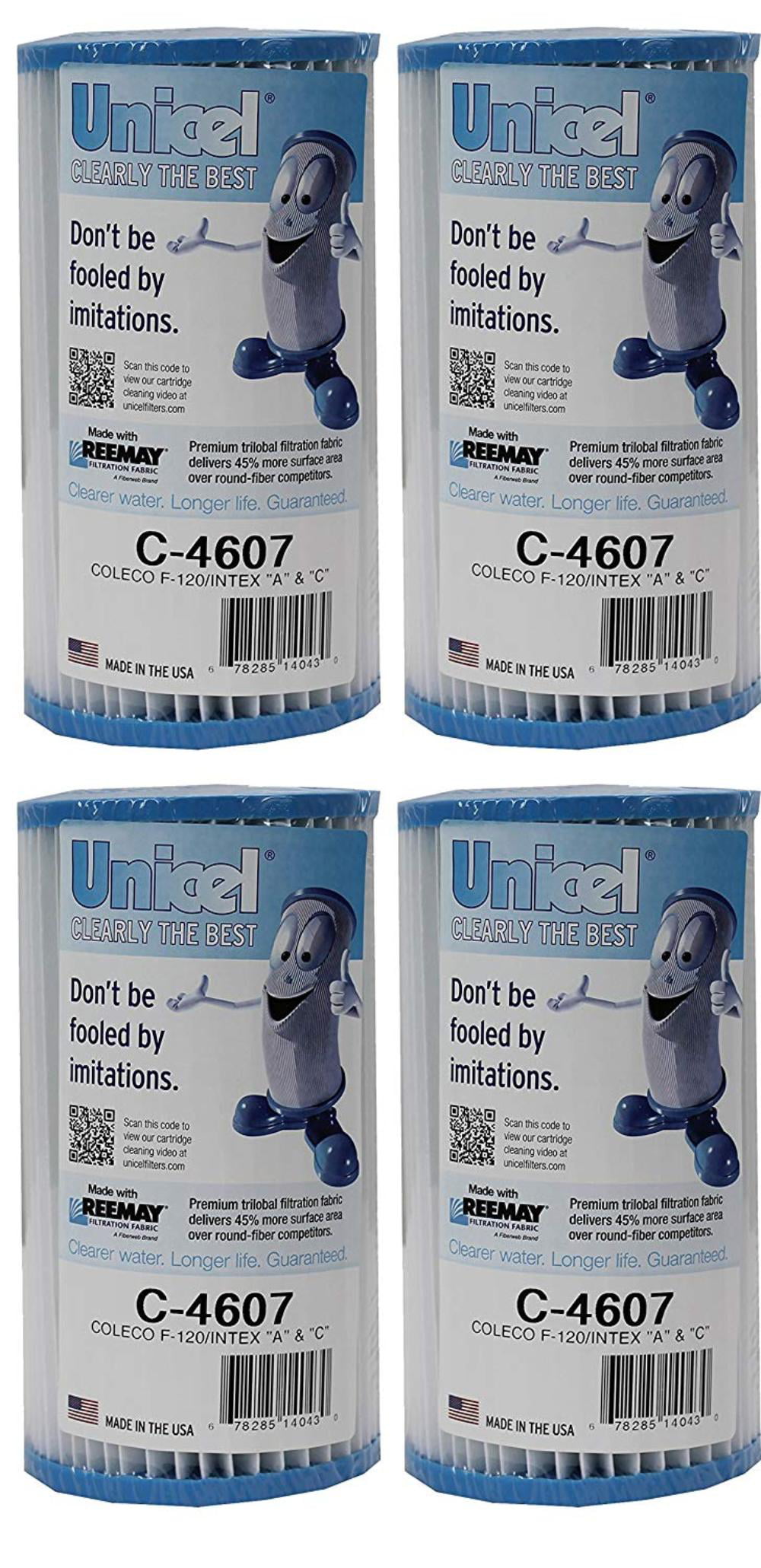 Unicel C-4607 Coleco Krystal Klear Intex A or C Replacement Filter Cartridge 