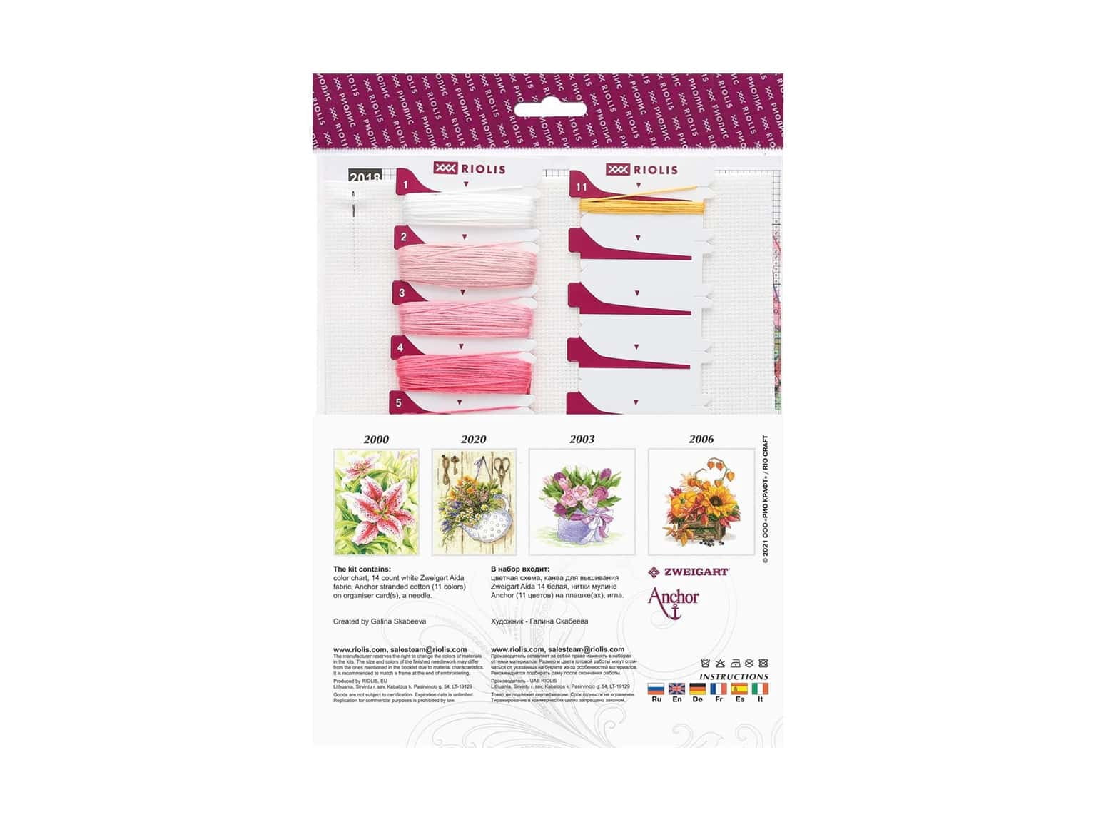 Riolis Cross Stitch Kit Southern Magnolia