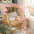 thumbnail image 6 of Dvumao Home Decor, 4pc Artificial Cherries Blossoms Rattan Hanging Indoor Home Thanksgiving Day Christmas Party Fireplace Decoration, Gifts for Man, 6 of 9