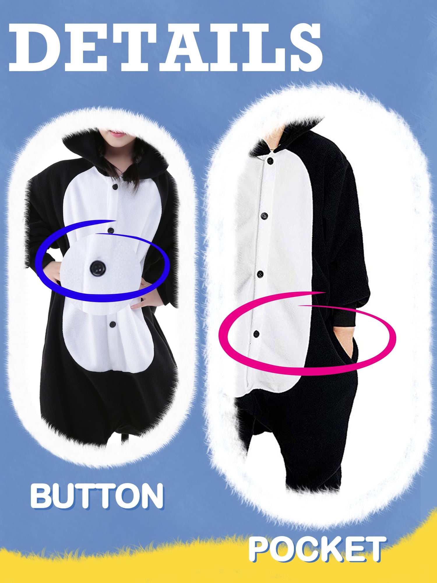 Cat Onesie Pajama Kids Unisex Animal Costumes Polyester One-Piece Sleepwear for Boys and Girls 5T