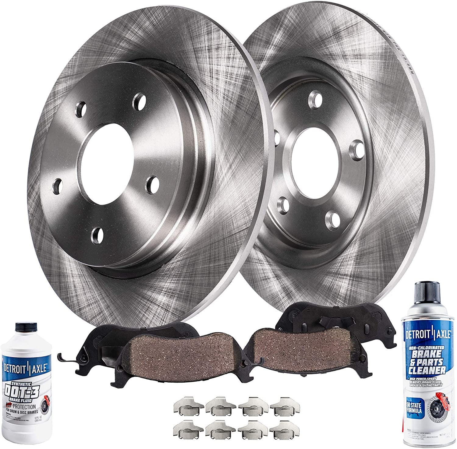 Front And Rear OE Brake Rotors & Ceramic Pads For 2000 2001 Maxima I30 