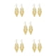thumbnail image 2 of Qarigey 2 Piezas Aretes Barroco Accesorio de moda Día de San Valentín para Festivos Dorado Type2 NO2 Qarigey CBP201637, 2 of 6
