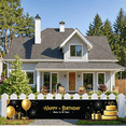 thumbnail image 6 of Golden 50th Birthday Celebration Banner Backdrop Party Decorations Happy Birthday Cheers to 50 Years Photography Props Birthday Party Decor Background, 6 of 8