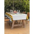 thumbnail image 3 of Outdoor Tablecloth with Umbrella Hole for Patio/Picnic/Party/Camping, Summer Sunflowers Waterproof Table Cloth Rectangle Table Cover Washable, Pastoral Botanical Garden Flowers (52"x 70"), 3 of 8