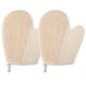 thumbnail image 1 of 2 piezas guantes de baño suave ducha exfoliante almohadilla exfoliante corporal guante para frotar la espalda para adultos, 1 of 5