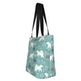 thumbnail image 2 of Haiem whiter Snow bear Print Pattern Shoulder Bag - Durable and Spacious Tote Bag,Versatile Shopping Bag, 2 of 7