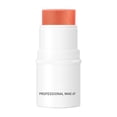thumbnail image 1 of Lazy Highlighter Rouge Pearl Stick Monochrome Velvet Texture Breathable Natural Rouge Powder Female Net Red Lasting Brighten Skin Tone|B, 1 of 9