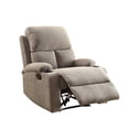 thumbnail image 2 of 32" X 37" X 39" Gray Linen Fabric Recliner, 2 of 2