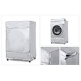 thumbnail image 2 of MYG Silver Washing Machine Cover Waterproof washer Cover for Front Load Washer/Dryer, 2 of 9