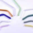thumbnail image 5 of Forzero Glass Straws Drinking Reusable,Heat and High Temperature Resistant Glass Elbow Straw,8mm18cm, 5 of 5