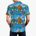 thumbnail image 6 of Wukai Little Sea Turtles Men’s Polo Shirts,Quick-Dry Athletic Shirt,Classic Fit Shirts-Small, 6 of 8