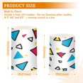 thumbnail image 6 of Yayeee Flameless Candles with Remote Flickering Battery Operated Multi Color Changing, Red Triangles, 6 of 7