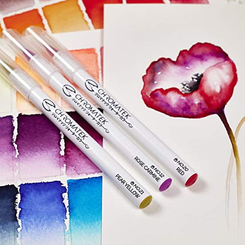 chromatek watercolor brush pens