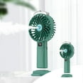 thumbnail image 1 of Boovnll Portable Fan, Adjustable 5 Speed USB Rechargeable Digital Display Misting Fan Lightweight Compact Handheld Fan for Outdoor, Travel, Vacation, Summer Gift, Mini Fan - Fan, 1 of 8