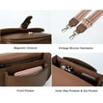 thumbnail image 5 of Kwuty Crossbody Bags for Women,Small Saddle Purse and Boho Cross Body Handbags,Vegan Leather, 5 of 7
